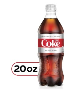 DIET COKE PLASTIC BOTTLES 24/20 OZ