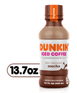 DUNKIN' DONUTS MOCHA ICED COFFEE DRINK 12/13.7 OZ