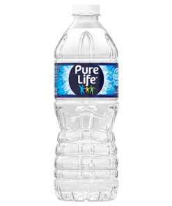 PURE LIFE PURIFIED WATER PLASTIC BOTTLES 40/16.9 OZ