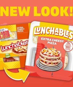 GOURMET KITCHN LUNCHABLES EXTRA CHEESY PIZZA WITH PEPPERONI COMBO 6/3.43 OZ