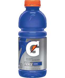 GATORADE FIERCE GRAPE PLASTIC BOTTLES 24/20 OZ