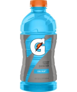 GATORADE COOL BLUE PLASTIC BOTTLES 15/28 OZ