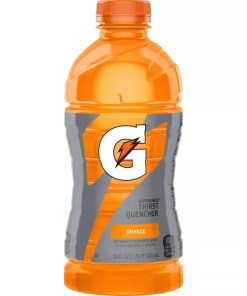 GATORADE ORANGE PLASTIC BOTTLES 15/28 OZ