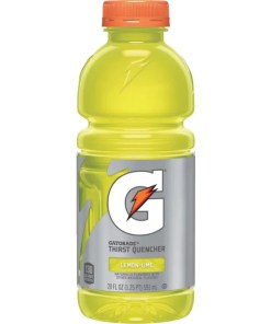 GATORADE LEMON LIME PLASTIC BOTTLES 24/20 OZ