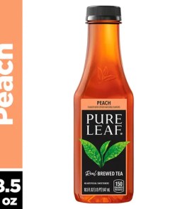 PURE LEAF REAL BREWED TEA PEACH PLASTIC BOTTLES 12/18.5 OZ