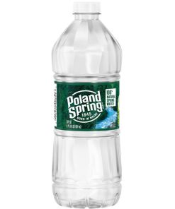 POLAND SPRING WATER PLASTIC BOTTLES 24/20 OZ