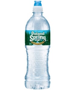 POLAND SPRING WATER SPORT WITH FLIP CAP PLASTIC BOTTLES 24/23.7 OZ