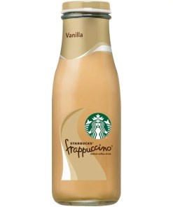 STARBUCKS FRAPPUCCINO VANILLA COFFEE DRINK 12/13.7 OZ