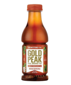 GOLD PEAK UNSWEETENED BLACK TEA BOTTLES 12/18.5 OZ