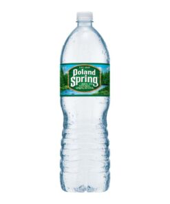 POLAND SPRING WATER PLASTIC BOTTLES 12/1.5 L