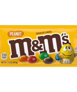 M&M'S PEANUT CHOCOLATE 48/1.74 OZ