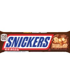 SNICKERS SINGLE SIZE CHOCOLATE CANDY BARS 48/1.86 OZ