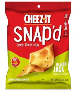 CHEEZ-IT SNAP'D JALAPENO JACK PEGGABLE BAG 6/2.2 OZ