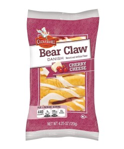 CLOVERHILL BEAR CLAW DANISH CHERRY CHEESE 6/4.25 OZ