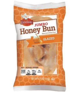 CLOVERHILL JUMBO HONEY BUN GLAZED 6/4 OZ