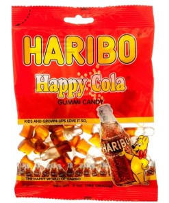 HARIBO HAPPY COLA PEGGABLE BAG 12/5 OZ