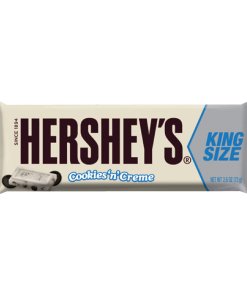 HERSHEY’S COOKIES 'N' CREME KING SIZE CHOCOLATE BARS 18/2.6 OZ