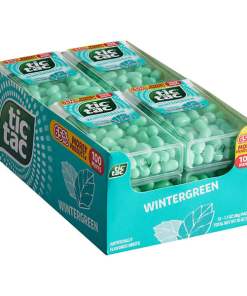 TIC TAC WINTERGREEN BREATH MINTS ON-THE-GO REFRESHMENT 12/1.7 OZ
