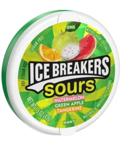 ICE BREAKERS SOURS ASSORTED FRUIT WAT APP TANG 1/8/1.5 OZ