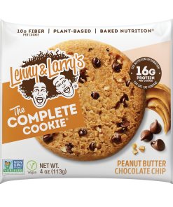 LENNY & LARRY'S PEANUT BUTTER CHOCOLATE CHIP THE COMPLETE COOKIE 12/4 OZ