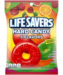 LIFESAVERS 5 FLAVORS HARD CANDY BAG 12/6.25 OZ