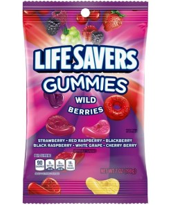 LIFESAVERS GUMMIES WILD BERRIES 12/7 OZ