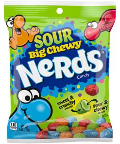 NERDS SOUR BIG CHEWY CANDY 12/6 OZ
