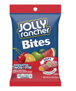 JOLLY RANCHER BITES AWESOME TWOSOME PEGGABLE BAG 12/6.5 OZ