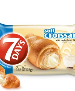 7 DAYS VANILLA FILLED SOFT CROISSANT 24/2.65 OZ
