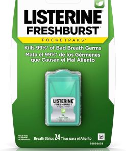 LISTERINE FRESHBURST POCKETPAKS BREATH STRIPS 12/24 STRIPS