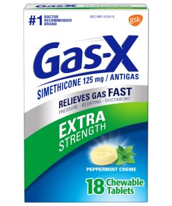 GAS-X EXTRA STRENGH ANTIGAS PEPPERMINT 24/18 CHEWABLE TABS