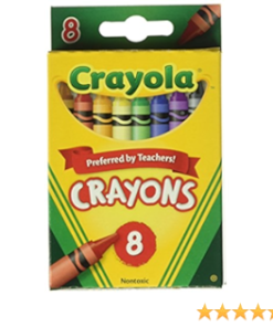 CRAYOLA CRAYONS 12/8 CT