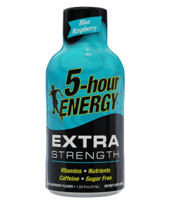 5-HOURS ENERGY SHOT, REGULAR STRENGTH, BLUE RASPBERRY 24/1.93 OZ