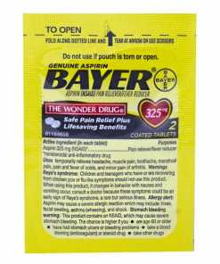 BAYER ASPIRIN BLISTER 6/2 TABLETS