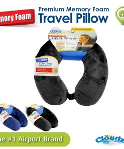 CLOUDZ MICROBEAD PILLOW ASSORTED BLUE, BLACK AND GREY 10 PCS