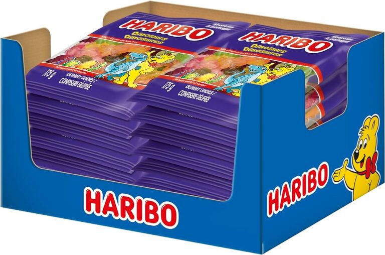 HARIBO DINOSAURS GUMMI CANDY PEGGABLE BAG 12/5 OZ – UCE Wholesale