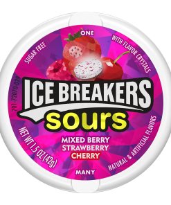 ICE BREAKERS MIXED BERRY STRAWBERRY CHERRY 1/8/1.5 OZ