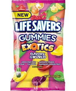 LIFESAVERS SAVERS EXOTICS GUMMIES CANDY BAG 12/7 OZ