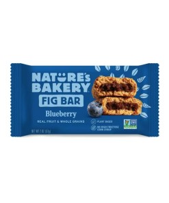 NATURE'S BAKERY FIG BAR BLUEBERRY REAL FRUIT 12/2 OZ