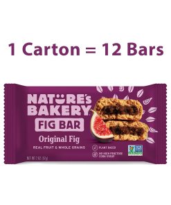 NATURE'S BAKERY FIG BAR ORIGINAL REAL FRUIT 12/2 OZ