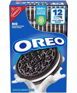 OREO CHOCOLATE SANDWICH COOKIES 12/1.23 OZ