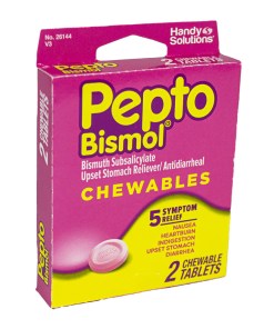 PEPTO BISMOL BLISTER 6/2 CHEWABLE TABLETS