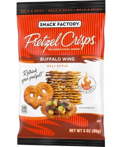 PRETZEL CRISPS BUFFALO WING PEGGABLE BAG 8/3 OZ
