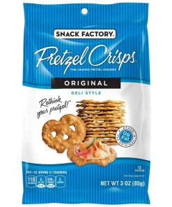 PRETZEL CRISPS ORIGINAL PEGGABLE BAG 8/3 OZ