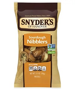 SNYDER'S OF HANOVER SOURDOUGH NIBBLERS PEGGABLE BAG 8/3.5 OZ