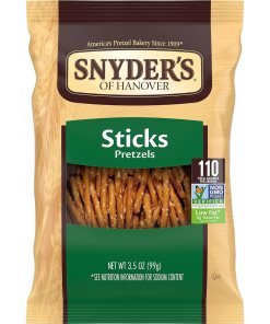 SNYDER'S OF HANOVER STICKS PRETZELS PEGGABLE BAG 8/3.5 OZ