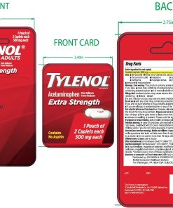 TYLENOL BLISTER PAIN RELIEVER 6/2 CAPLETS