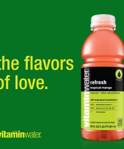 VITAMINWATER ZERO SUGAR TROPICAL MANGO BOTTLES 12/20 OZ