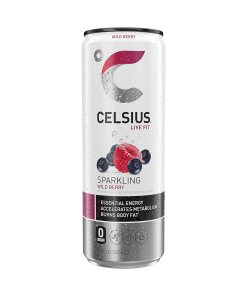 CELSIUS SPARKLING WILD BERRY FUNCTIONAL ESSENTIAL ENERGY DRINK CAN 12/12 OZ