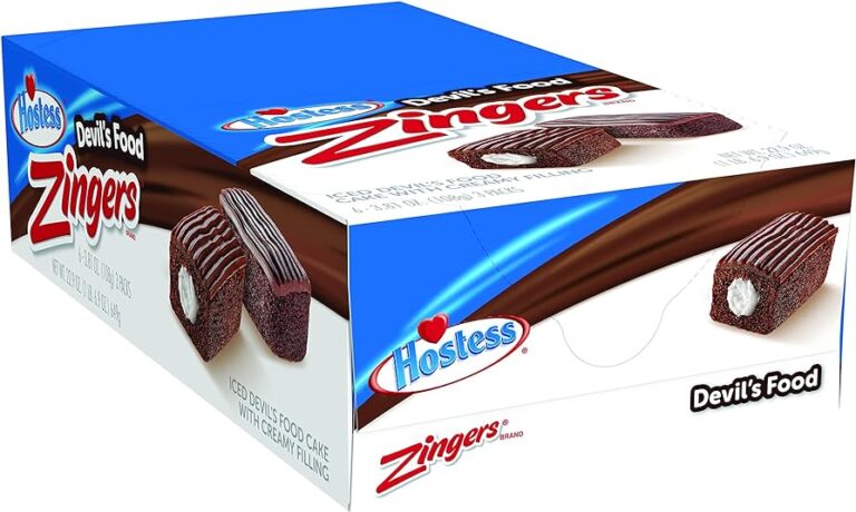 HOSTESS DEVIL’S FOOD CHOCOLATE ZINGERS 6/3.81 OZ – UCE Wholesale